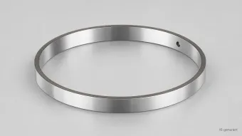 Illustration générée par IA d'une bague de roulement