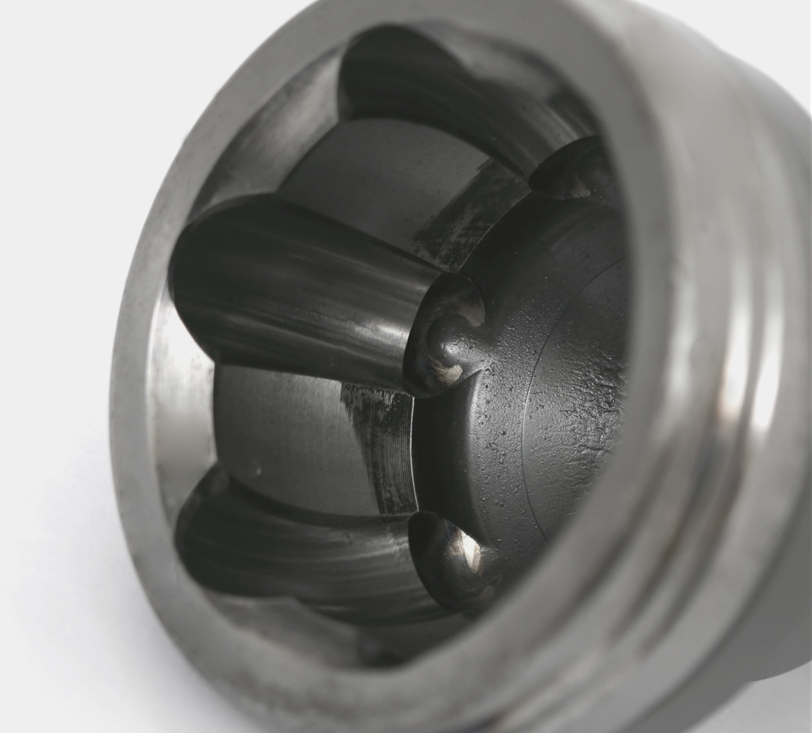CV joint outer race and tracks.