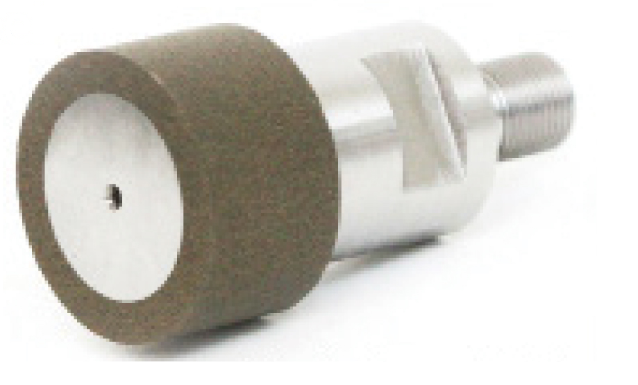 Vitrified wheel with steel quill: comparison case.