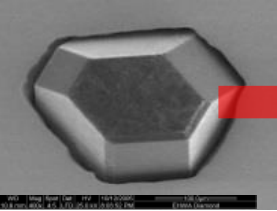 Electroplated bond: crevice corrosion.
