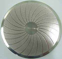 Conventional diamond conditioning disc in the CVD comparison.