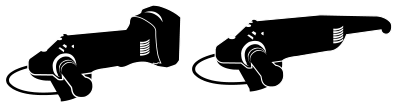 Maschinensymbol: Winkelschleifer
