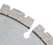 Winkel- und Kreissägen: lasergeschweißte Blätter: W-shape
