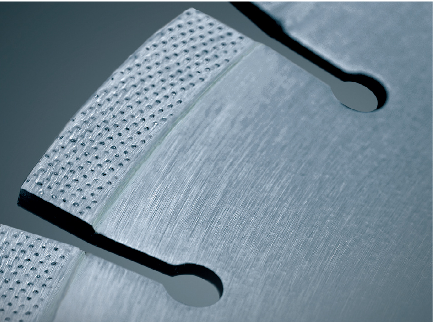 ZENESIS: Detailaufnahme der Diamantanordnung im Segment.