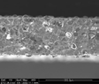 Electroformed microblade, right microstructure group, SEM ×200.