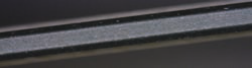EHWA, 800 Mesh: bearbeitete Glaskante.
