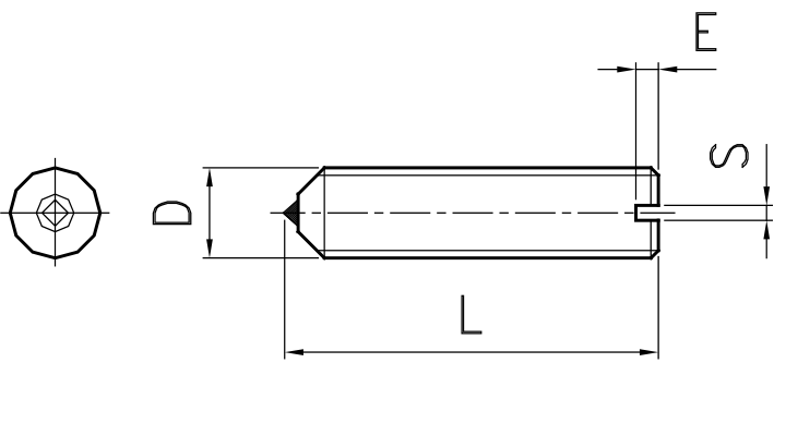 SDD-A03: bemaßte Standardzeichnung.