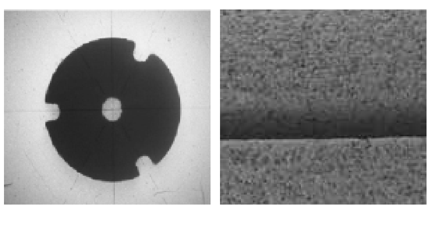 Schlitzform und vergrößertes Schlitzdetail.