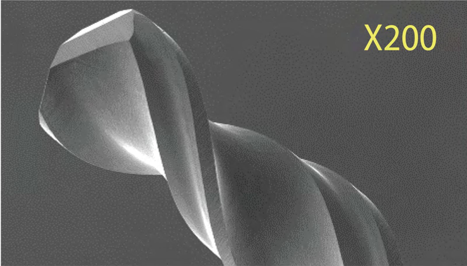 Mikro-Schneidwerkzeug, ×200
