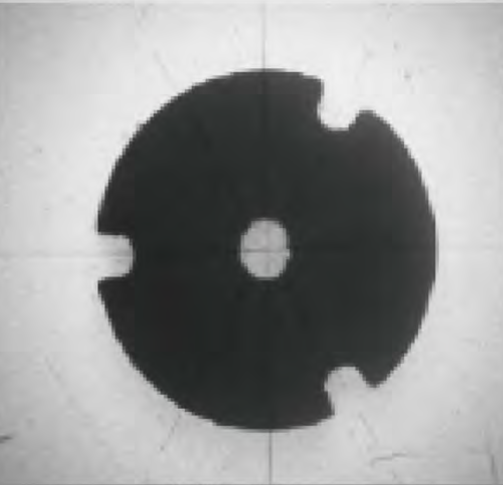 Stirnansicht der Schlitzgeometrie