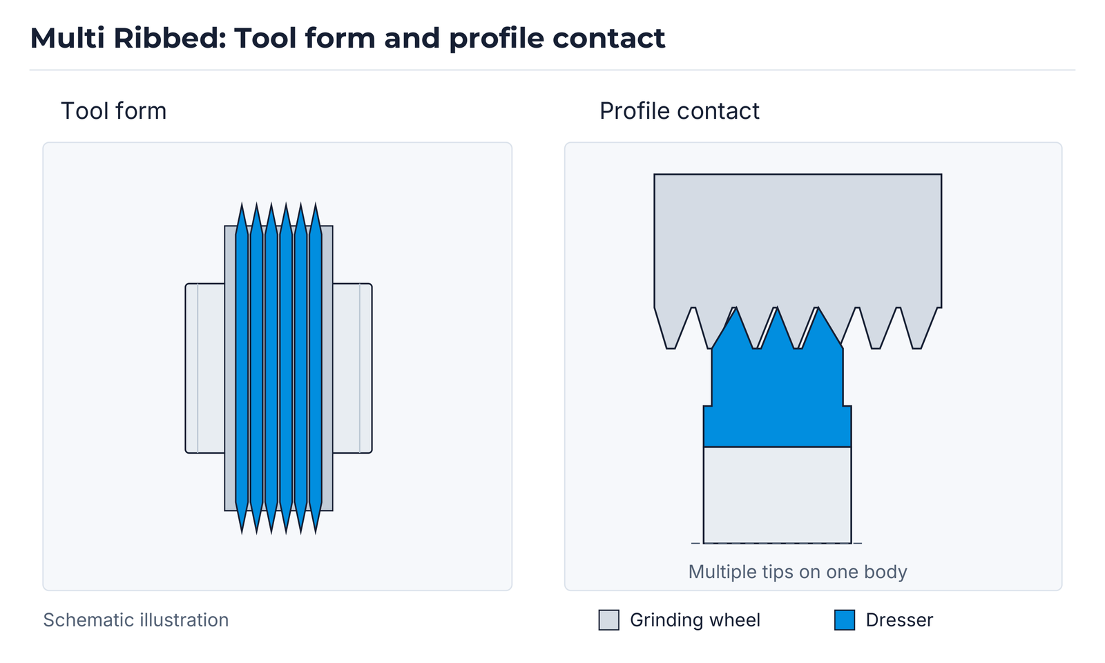 Multi Ribbed: profile contact