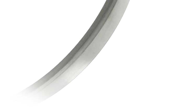 Detail of a grinding-wheel contact surface.