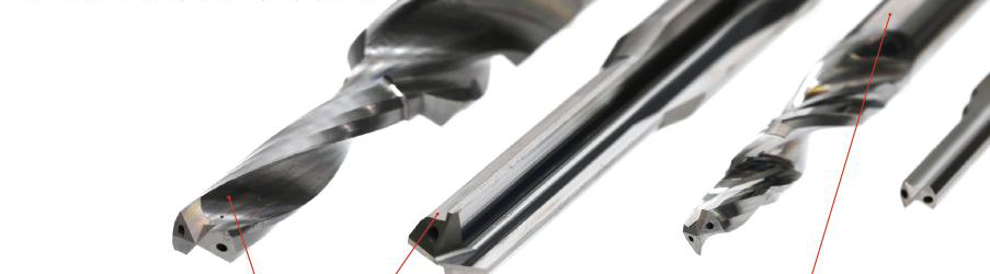 Aluminium-Bohrer: Schneiden- und Nutdetails.