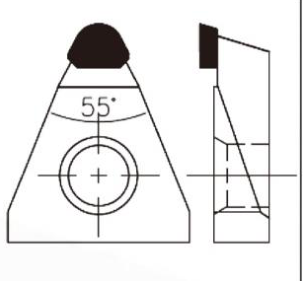 GT-92-007-626: Satisloh VFT source drawing with 55°.