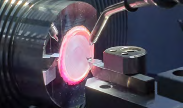 Machining example for electro-optic components.
