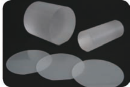 Sapphire workpieces and stock forms.