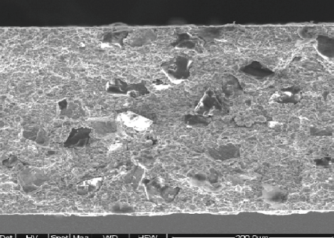 SEM image of the side-enhanced design.