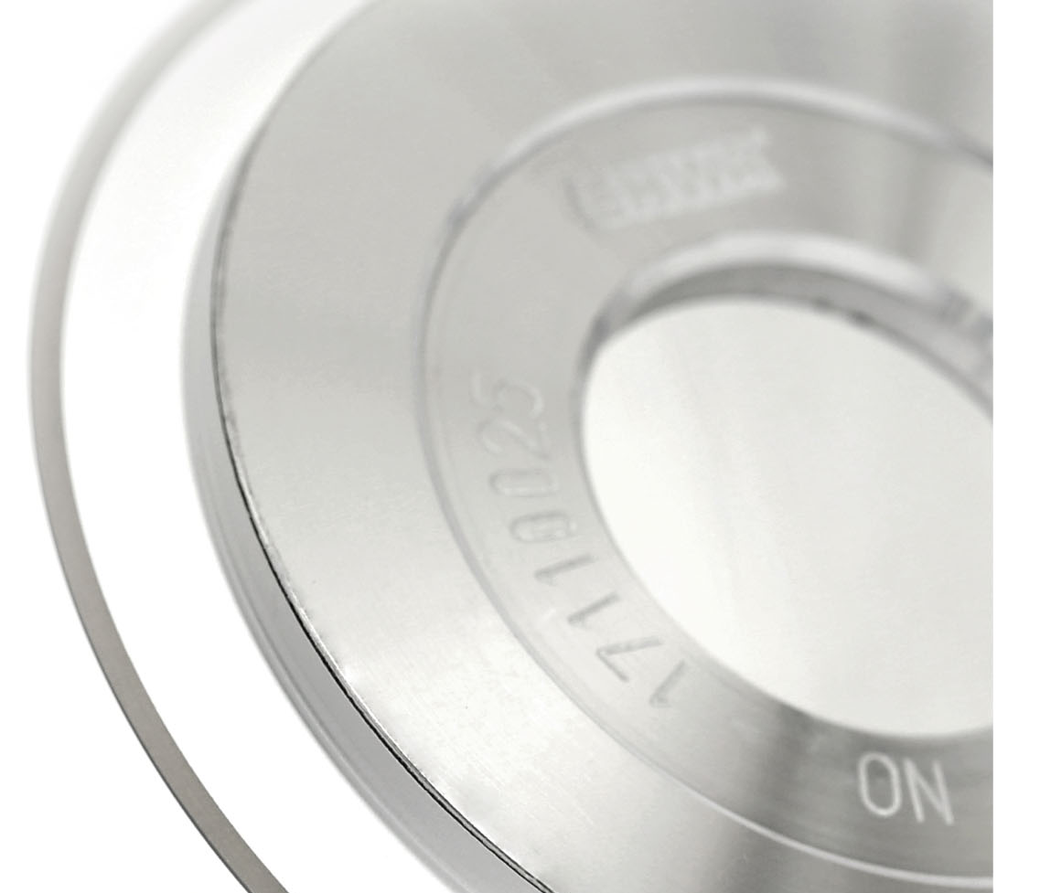Detail einer Dicing-Blade.