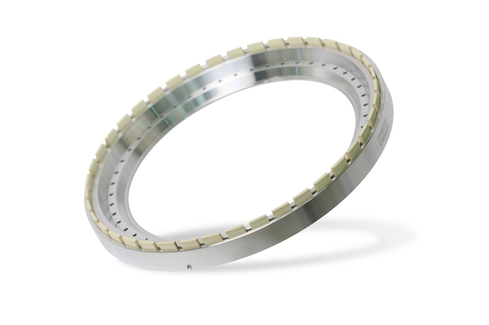 Produktdetail einer NANOPOL-Schleifscheibe für Silizium-Wafer.