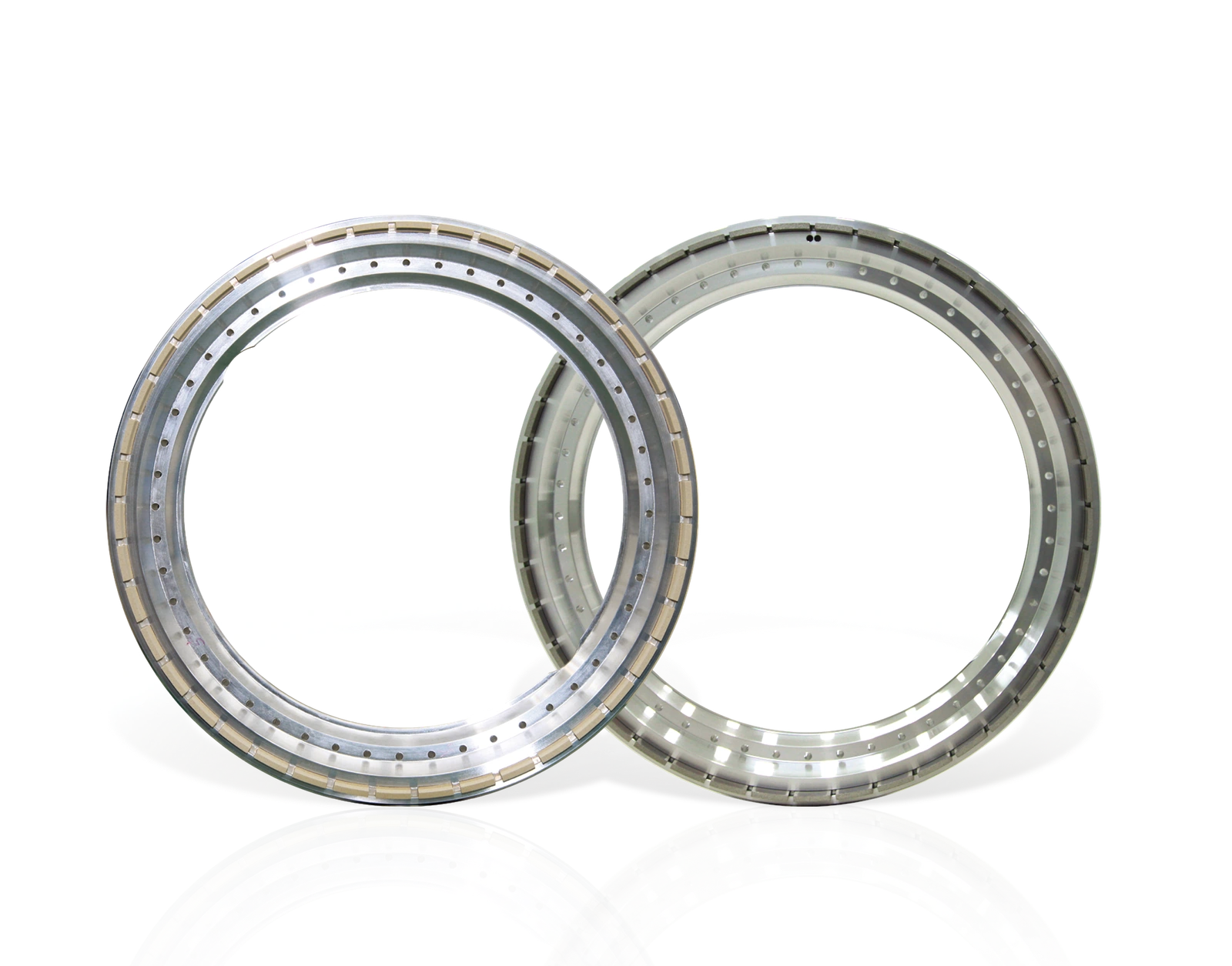 NANOPOL-Schleifscheiben für Silizium-Wafer.