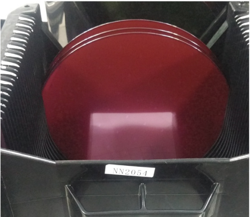 Siliziumwafer im Prozessbeispiel DP-350D, Fassung Q004.